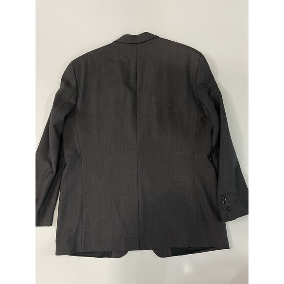 Chaps Ralph Lauren Men Blazer Gray Wool Suit Jacket Sport Coat 48 - Picture 10 of 10